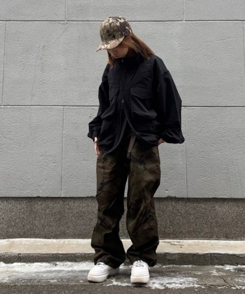 BEAMS(ビームス)の「カモフラージュ柄 メッシュキャップ(キャップ・メンズ・カーキ/ダークブラウン/ネイビー・ONE SIZE)」の16枚目の写真