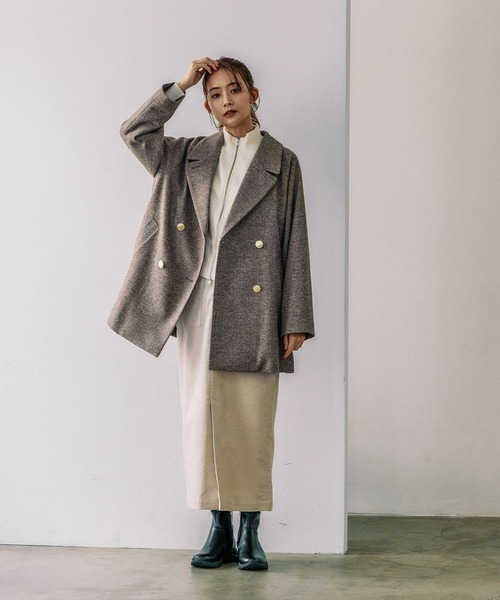 GLOBAL WORK（グローバルワーク）の「コーデュロイストレッチスカート/115457（スカート・レディース・アイボリー/モカ/ライトグリーン/スミクロ/ブルー・SMALL/LARGE/MEDIUM）」の6枚目の写真