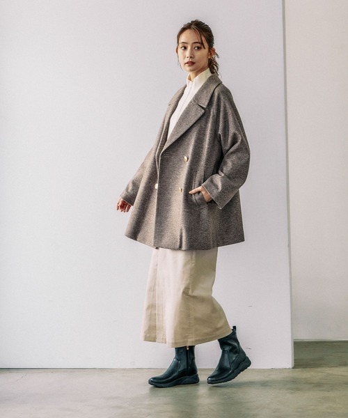 GLOBAL WORK（グローバルワーク）の「コーデュロイストレッチスカート/115457（スカート・レディース・アイボリー/モカ/ライトグリーン/スミクロ/ブルー・SMALL/LARGE/MEDIUM）」の9枚目の写真