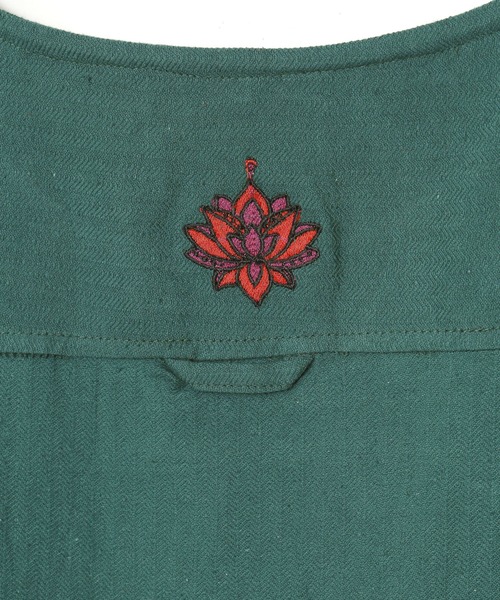 チャイハネ（チャイハネ）の「【チャイハネ】ニーネパ ビッグシルエットワンピース（ワンピース・レディース・キャメル/レッド/ホワイト/ブラック/ターコイズブルー・FREE）」の8枚目の写真