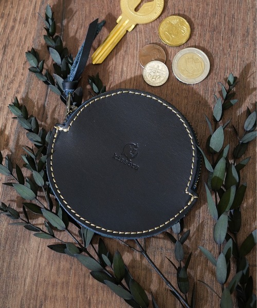 kissora（キソラ）の「【kissora/キソラ】 ラボーロ サークルコインケース（コインケース・レディース・チョコ/レッド/グリーン/キャメル/オレンジ/ネイビー/ブルー・FREE）」の4枚目の写真