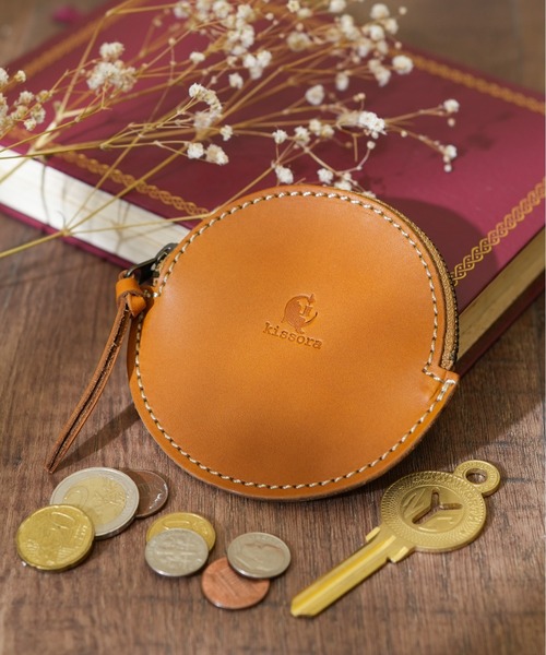 kissora（キソラ）の「【kissora/キソラ】 ラボーロ サークルコインケース（コインケース・レディース・チョコ/レッド/グリーン/キャメル/オレンジ/ネイビー/ブルー・FREE）」の5枚目の写真