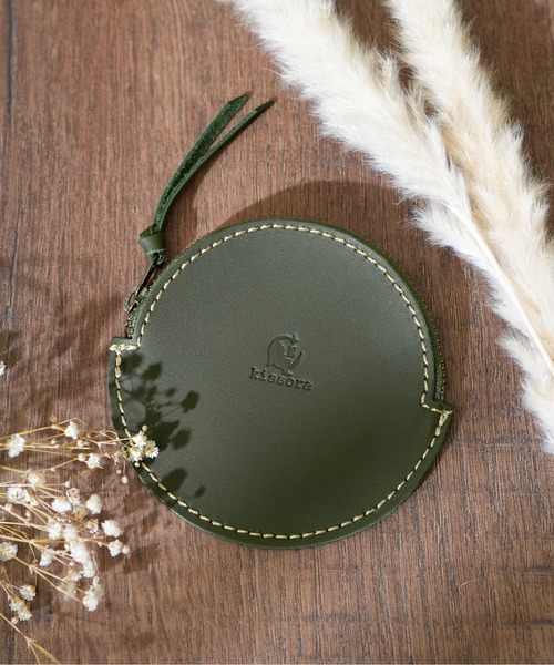 kissora（キソラ）の「【kissora/キソラ】 ラボーロ サークルコインケース（コインケース・レディース・チョコ/レッド/グリーン/キャメル/オレンジ/ネイビー/ブルー・FREE）」の3枚目の写真