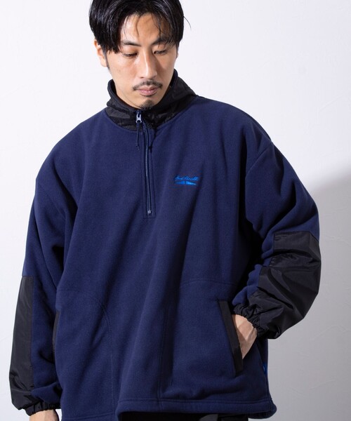 【セール】【CONVERSE JACK PURCELL/コンバースジャックパーセル】フリース ハーフジップ（スウェット）｜JACK PURCELL（ジャックパーセル）