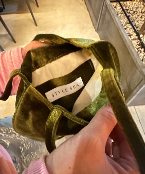 StyleSea（スタイルシー）の「ベルベットミニバッグ（トートバッグ