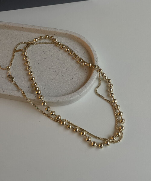 GOLDY（ゴールディ）の「【パーティーシーンにも】〈GOLDY〉2SETミックスチェーンネックレス（ネックレス・レディース・シルバー/ゴールド・FREE）」の8枚目の写真