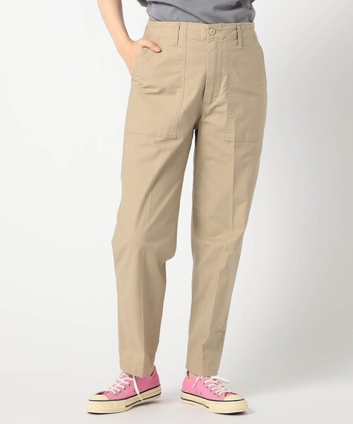 Grand PARK（グランドパーク）の「ベイカーパンツ（その他パンツ・レディース・カーキ/オリーブ/ホワイト/マスタード/グリーン/ベージュ・FREE）」の3枚目の写真