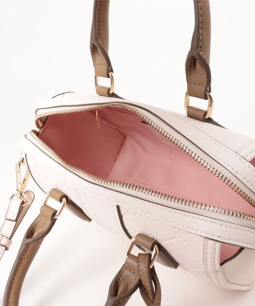 セール】型押しモノグラム ミニボストンバッグ（ボストンバッグ