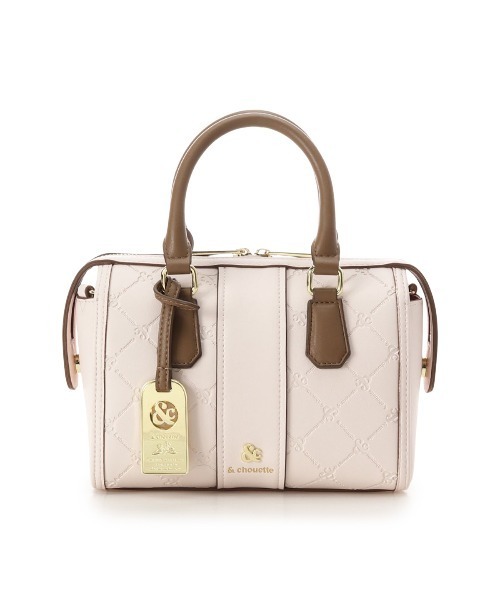 ロエベ　モノグラム柄 ボストンバッグ ベージュ ロエベ モノグラム柄 ボストンバッグ ベージュ ロエベ