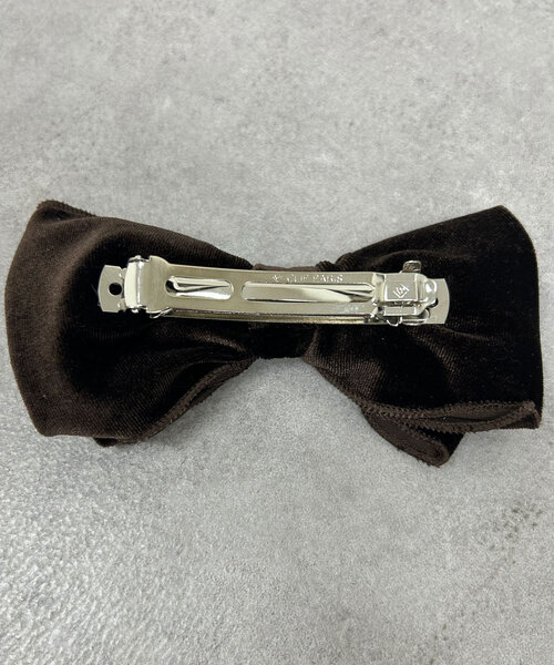 SHENERY（シーナリー）の「ベロアリボンバレッタ（その他ヘアアクセサリー・レディース・ブラック/ブラウン・FREE）」の8枚目の写真