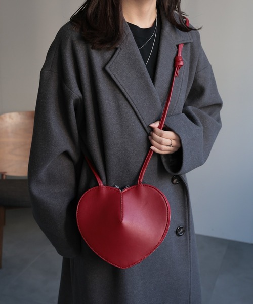 セール】ハートショルダーバッグ / ミニバック（ショルダー