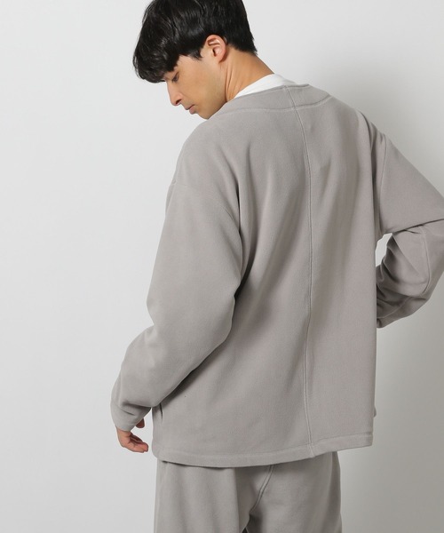 LAKOLE（ラコレ）の「ストレッチボアフリースジャケット＜PARK by LAKOLE＞ / 151352（ブルゾン・メンズ・ブラック/ライトグレー/ブラウン・MEDIUM/LARGE）」の8枚目の写真