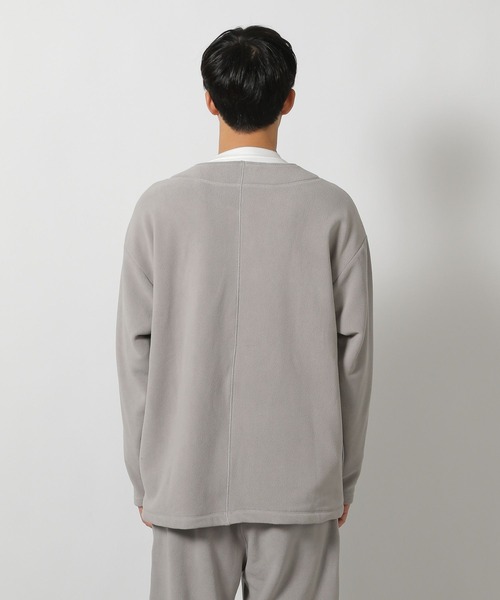 LAKOLE（ラコレ）の「ストレッチボアフリースジャケット＜PARK by LAKOLE＞ / 151352（ブルゾン・メンズ・ブラック/ライトグレー/ブラウン・MEDIUM/LARGE）」の13枚目の写真