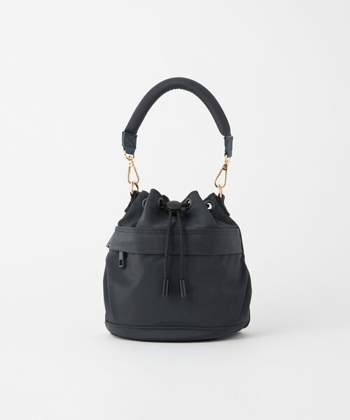 green label relaxing（グリーンレーベルリラクシング）の「MINI ハッスイ ドロスト 2WAY バッグ -はっ水-（ショルダーバッグ・レディース・ブラック/オフホワイト/ネイビー/モカ/ロイヤルブルー/ブラウン/グレー系/その他2・FREE）」の12枚目の写真