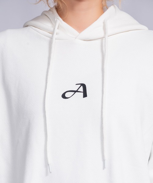 Alite cloth(アリーテクロス)の「ワンポイントプリントチュニック(スウェット・レディース・ブラック/ネイビー/ピンク/ホワイト・L/M)」の12枚目の写真