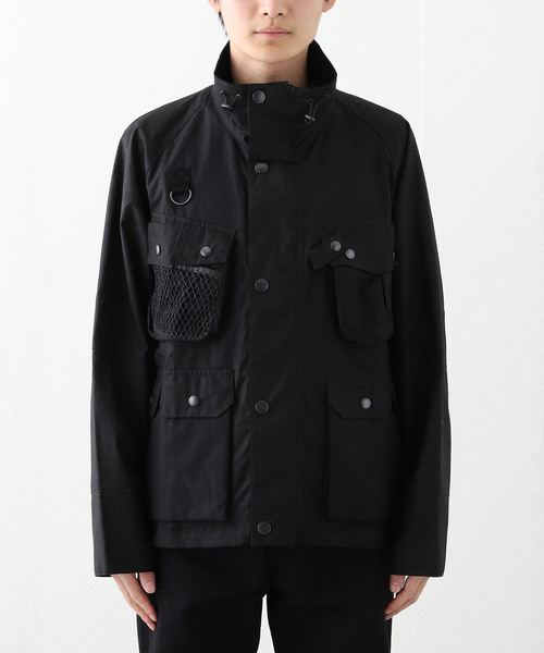 Barbour(バブアー)の「Barbour (バブアー) Heritage+ Modified Dryfly ワックスコットン ブルゾン(その他アウター・メンズ・ブラック・SMALL/MEDIUM/LARGE)」の8枚目の写真
