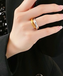 Coo+i（クーイ）の「トリニティリング 3連リング（リング）」