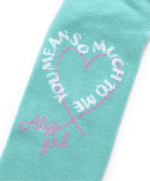 ハートロゴショートソックス（ソックス/靴下）｜algy（アルジー）の