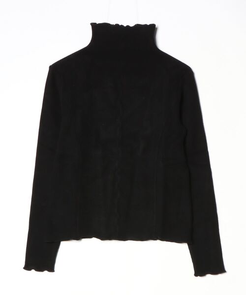 Gabardine K.T（ギャバジンケーティー）の「【アンサンブル対応】ニットコール カットソー（Tシャツ/カットソー・レディース・ライラック/グレー/ライトグレー/ブラック/オフホワイト・7号/9号/11号）」の3枚目の写真