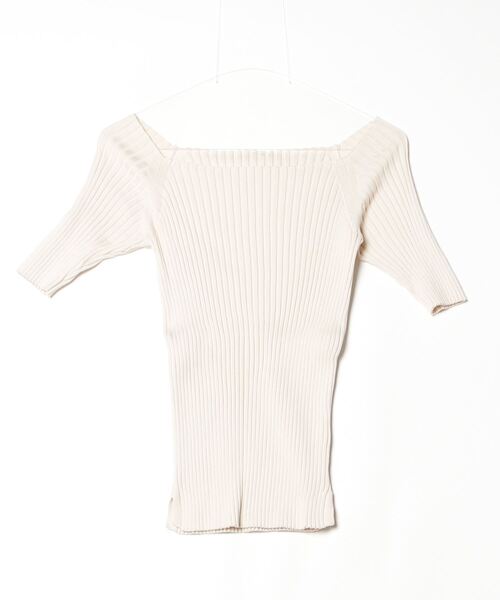 ドゥーズィエムクラス　Sheer ハーフスリーブ プルオーバー　半袖ニット Deuxieme Classe半袖ニット ドゥーズィエムクラス Sheer ハーフ