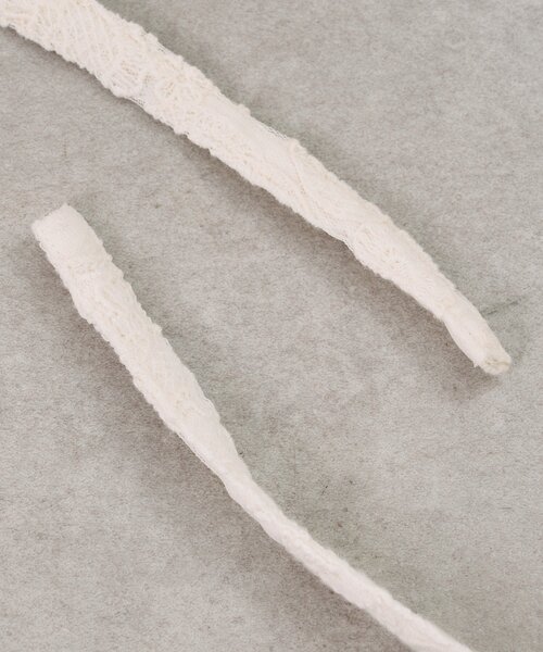 CIAOPANIC TYPY（チャオパニックティピー）の「【From India】マルチウェイレース刺繍つけ襟（バンダナ/スカーフ・レディース・ホワイト・ONE SIZE）」の15枚目の写真