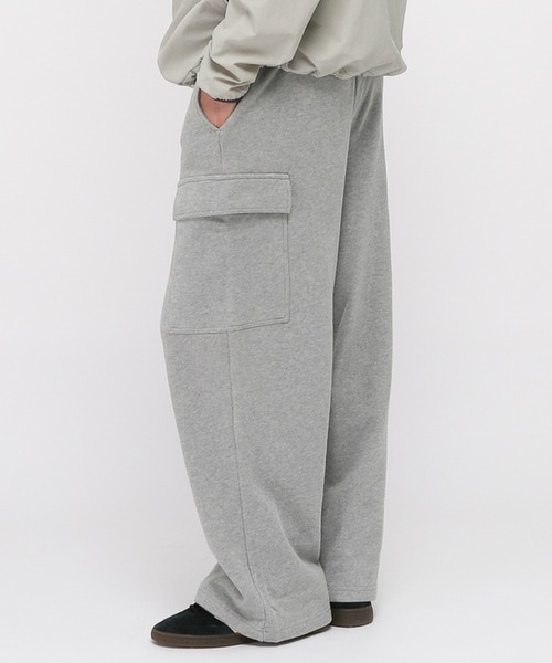 3.3 Field Trip （3.3フィールドトリップ）の「3.3 Field Trip／カーゴスウェットパンツ（カーゴパンツ・メンズ・ブラック/グレー・FREE）」の7枚目の写真