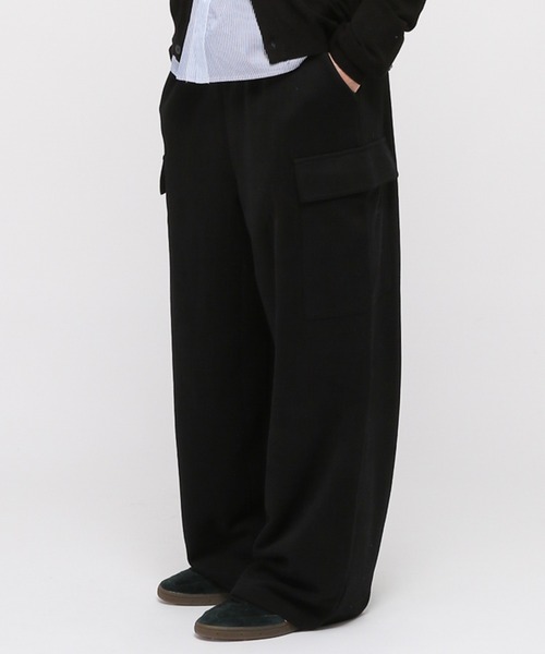 3.3 Field Trip （3.3フィールドトリップ）の「3.3 Field Trip／カーゴスウェットパンツ（カーゴパンツ・メンズ・ブラック/グレー・FREE）」の3枚目の写真