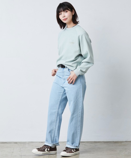 L.L.Bean(エルエルビーン)の「【JAPAN EDITION】ポーテージ・クルーネック・スウェットシャツ(スウェット・レディース・ライトグレー/モスグリーン/アイボリー/オレンジ・MEDIUM)」の20枚目の写真