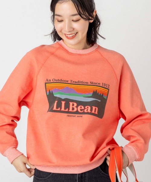 L.L.Bean(エルエルビーン)の「【JAPAN EDITION】ポーテージ・クルーネック・スウェットシャツ(スウェット・レディース・ライトグレー/モスグリーン/アイボリー/オレンジ・MEDIUM)」の17枚目の写真