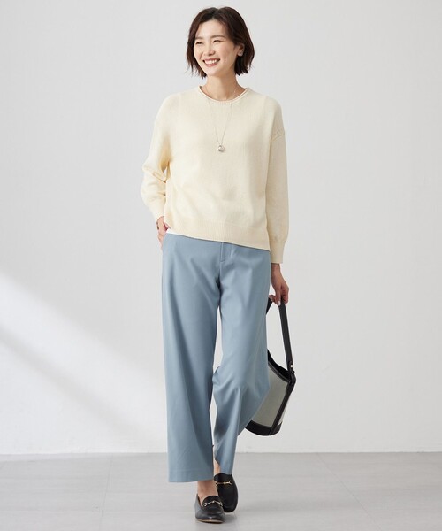 J.PRESS Ladies(J.プレス レディス)の「【洗える】DRY COMFORT ニット(ニット/セーター・レディース・イエロー系/ブルー系/オレンジ系・SMALL)」の8枚目の写真