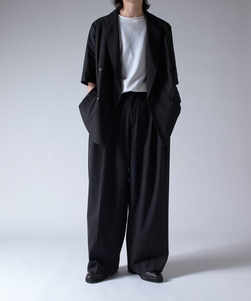 Lui's（ルイス）の「ウォッシャブル 2タックワイドパンツ（その他パンツ・メンズ・ブラック/ブラウン・S/M）」の8枚目の写真