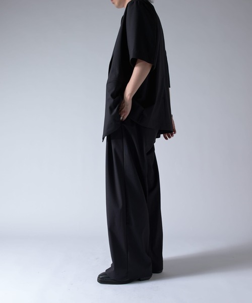 Lui's（ルイス）の「ウォッシャブル 2タックワイドパンツ（その他パンツ・メンズ・ブラック/ブラウン・S/M）」の21枚目の写真