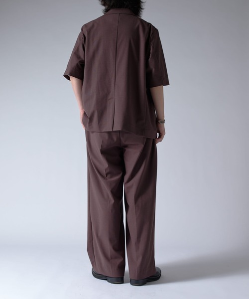 Lui's（ルイス）の「ウォッシャブル 2タックワイドパンツ（その他パンツ・メンズ・ブラック/ブラウン・S/M）」の3枚目の写真