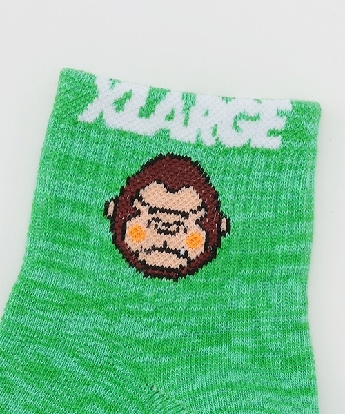 XLARGE KIDS（エクストララージキッズ）の「メランジカラーショートソックス（ソックス/靴下・キッズ・グリーン/イエロー/オレンジ・13-15cm/15-17cm/17-19cm/19-21cm）」の5枚目の写真