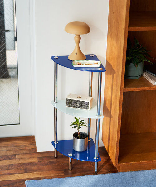 BIRTHDAY BAR(バースデイバー)の「【SAHIR サヒール】Glass rack 3(家具・レディース・ブルー・0)」の2枚目の写真