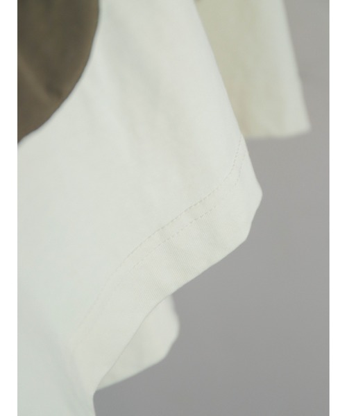 tシャツ フラワーパッチワーク　ハーフスリーブP/O レディース セール】フラワーパッチワーク ハーフスリーブP/O（Tシャツ