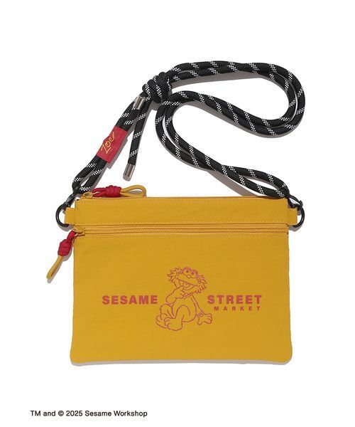 専用　SAPEur サコッシュ　ショルダーバッグ イエロー　メッシュ サコッシュ ショルダーバッグ（ショルダーバッグ）｜SESAME