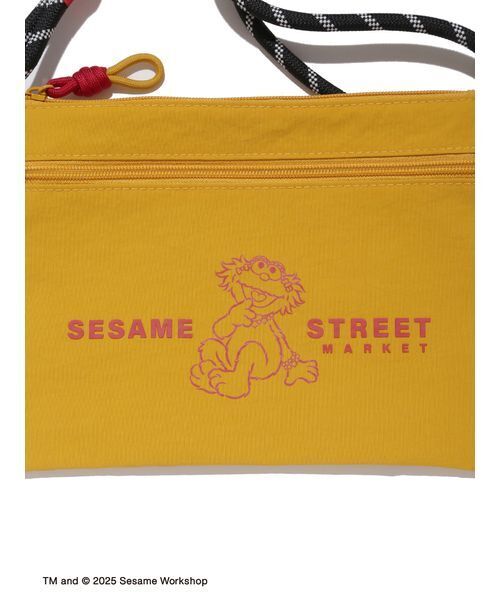 SESAME STREET(セサミストリート)の「サコッシュ ショルダーバッグ(ショルダーバッグ・レディース・ベージュ/ピンク/パープル/オレンジ/グリーン/ブラック・FREE)」の10枚目の写真