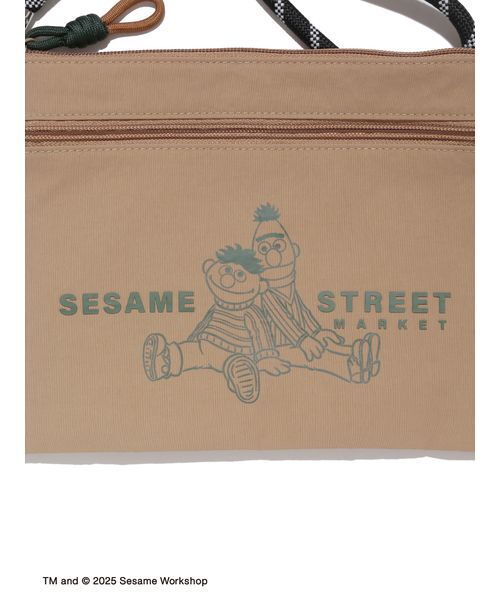 SESAME STREET(セサミストリート)の「サコッシュ ショルダーバッグ(ショルダーバッグ・レディース・ベージュ/ピンク/パープル/オレンジ/グリーン/ブラック・FREE)」の14枚目の写真