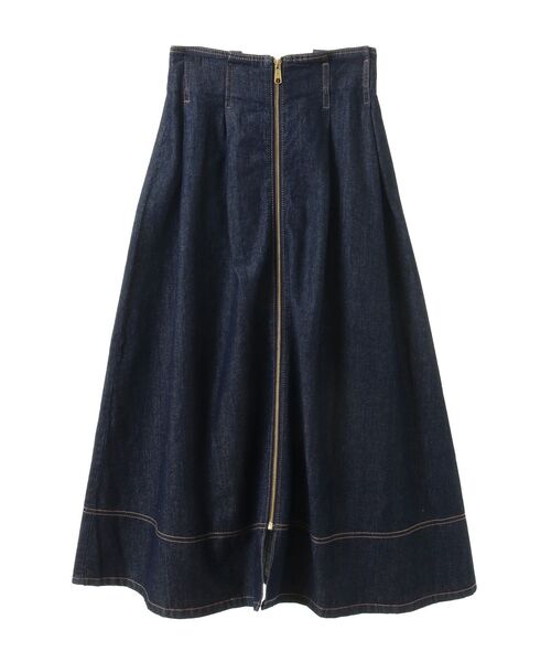 earth music&ecology（アースミュージックアンドエコロジー）の「フロントZIPデニムスカート（スカート・レディース・インディゴブルー/ブルー系その他・S/M）」の15枚目の写真