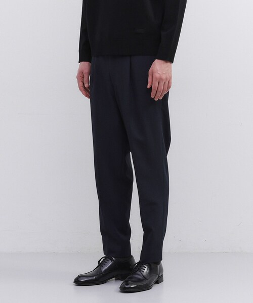 TAKEO KIKUCHI(タケオキクチ)の「【多機能】リネンライクカルゼ イージーパンツ(スラックス・メンズ・ブラウン系その他/ブルー系その他/カーキ/サンドベージュ/ブルー系その他2/カーキ系・05/01/02/03/04)」の6枚目の写真