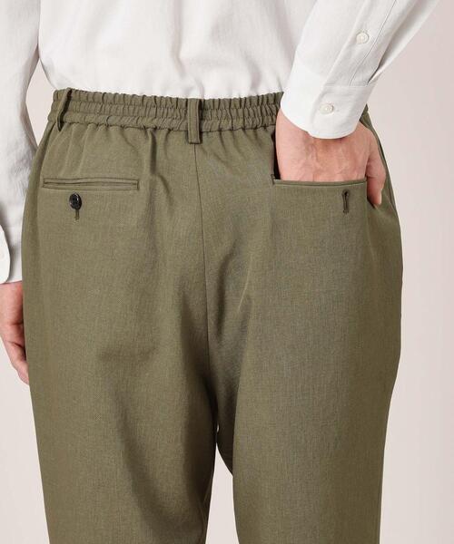 TAKEO KIKUCHI(タケオキクチ)の「【多機能】リネンライクカルゼ イージーパンツ(スラックス・メンズ・ブラウン系その他/ブルー系その他/カーキ/サンドベージュ/ブルー系その他2/カーキ系・05/01/02/03/04)」の13枚目の写真