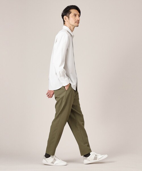 TAKEO KIKUCHI(タケオキクチ)の「【多機能】リネンライクカルゼ イージーパンツ(スラックス・メンズ・ブラウン系その他/ブルー系その他/カーキ/サンドベージュ/ブルー系その他2/カーキ系・05/01/02/03/04)」の17枚目の写真