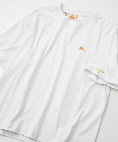 KELTY（ケルティ）の「KELTY（ケルティ）別注ワンポイントロゴTシャツ（Tシャツ/カットソー・メンズ・ライトグレー/ブラック/ホワイト・L/M）」の2枚目の写真