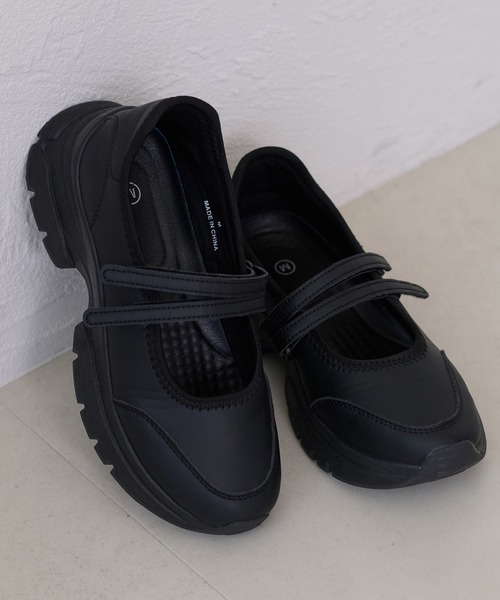 apres jour clair（アプレジュールクレア）の「【apres jour clair】バレエスニーカー【ZOZOTOWN限定アイテム】（パンプス・レディース・ブラック・MEDIUM/SMALL/LARGE/X-LARGE）」の5枚目の写真