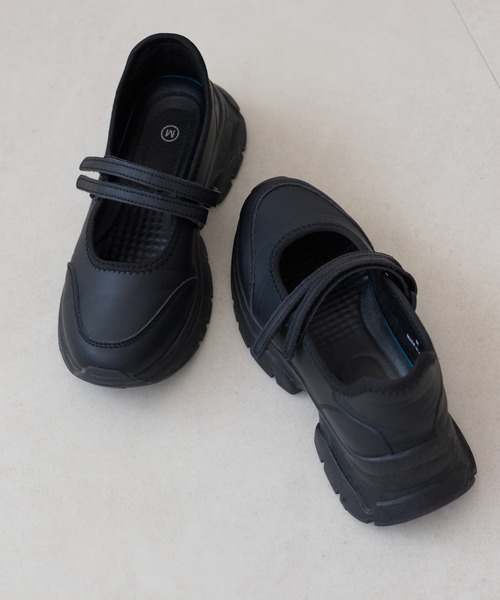 apres jour clair（アプレジュールクレア）の「【apres jour clair】バレエスニーカー【ZOZOTOWN限定アイテム】（パンプス・レディース・ブラック・MEDIUM/SMALL/LARGE/X-LARGE）」の7枚目の写真