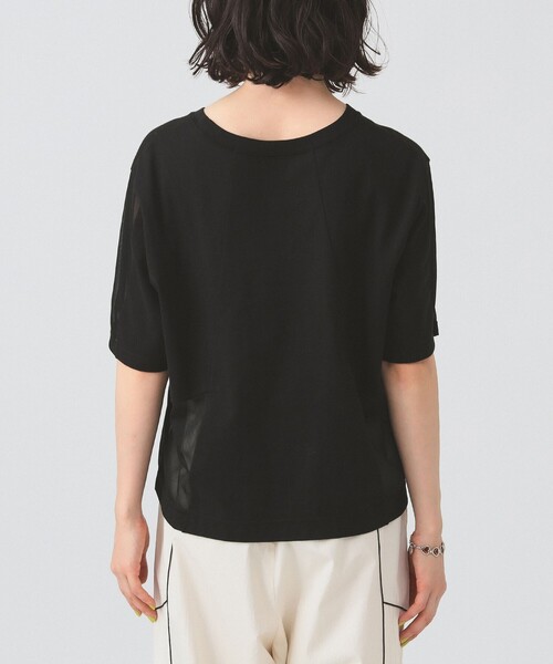 Ray BEAMS(レイビームス)の「シアー キリカエ Tシャツ(Tシャツ/カットソー・レディース・ブラック/ホワイト・ONE SIZE)」の22枚目の写真