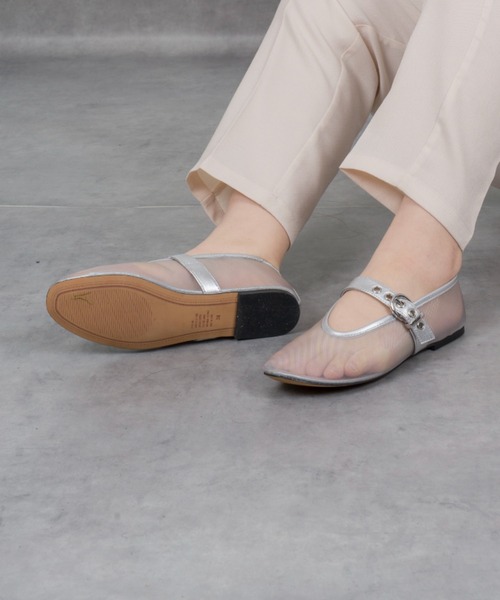 Mollini モリーニ メッシュフラット 36