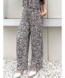 GYDA | サテンプリーツワイドパンツ【SETUP着用可】(その他パンツ)