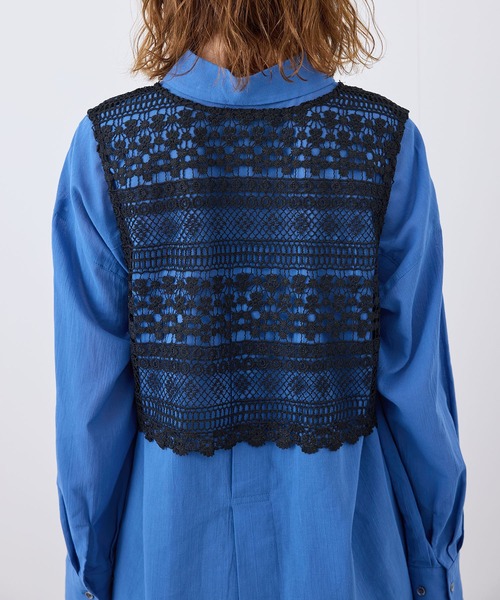 ROPE' PICNIC（ロペピクニック）の「フロントボタンレースジレベスト/リンクコーデ（ベスト・レディース・ホワイト/ブラック・FREE）」の11枚目の写真